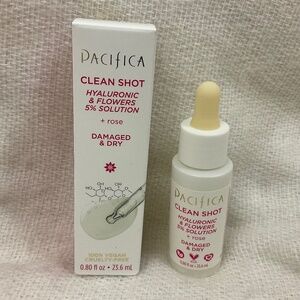 Pacifica Clean Shot Hyaluronic & Flowers 5% Solution 0.80fl oz NIB